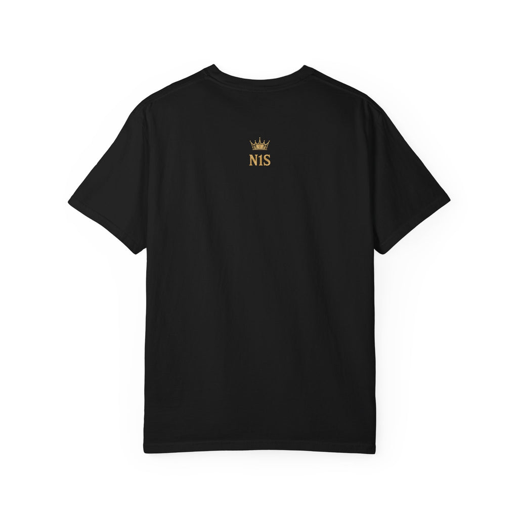 NumberOne Stunna fist graphic T-shirt | vintage gold crest tee
