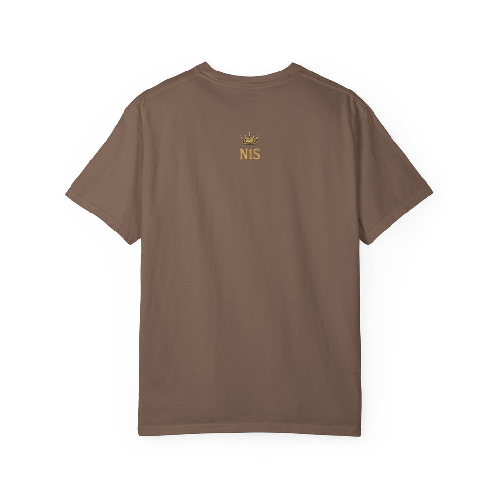 NumberOne Stunna fist graphic T-shirt | vintage gold crest tee