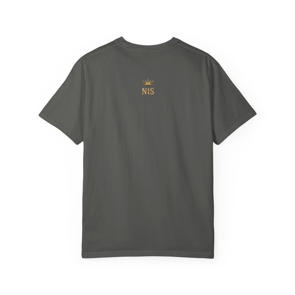 NumberOne Stunna fist graphic T-shirt | vintage gold crest tee