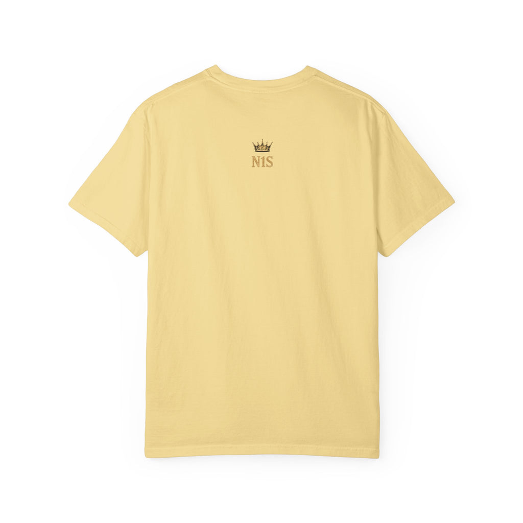 NumberOne Stunna fist graphic T-shirt | vintage gold crest tee