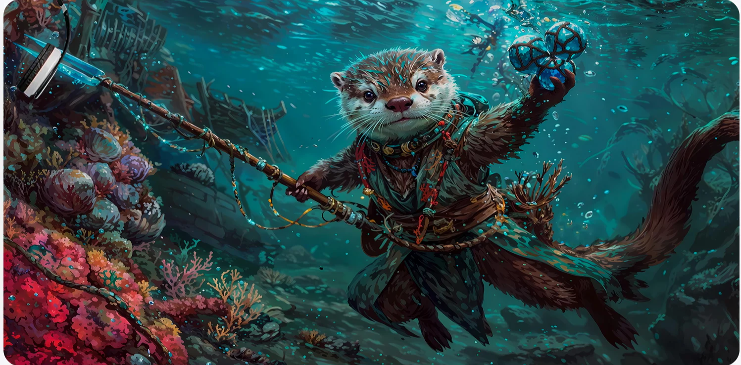 Otter the Coral Shows All