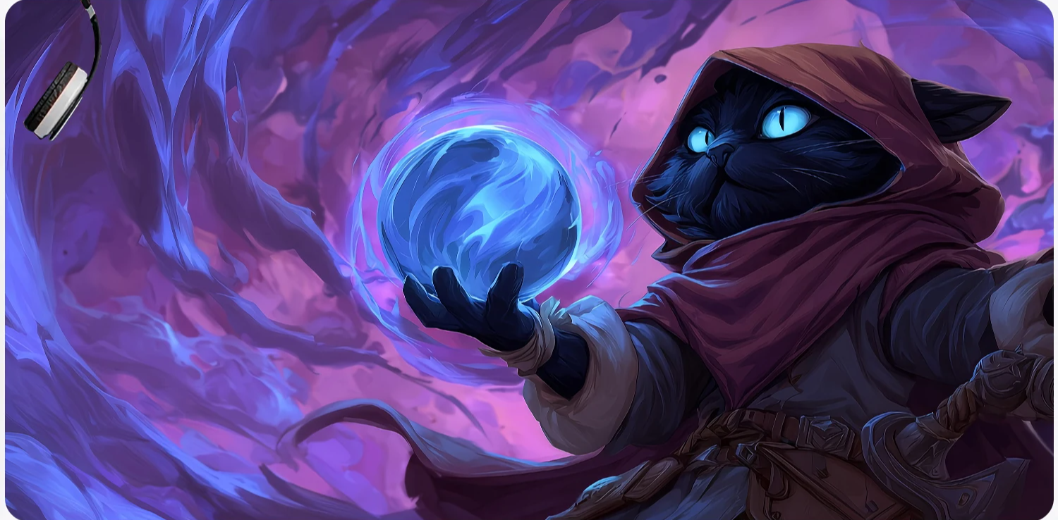 Cat the Voids Waits Patiently