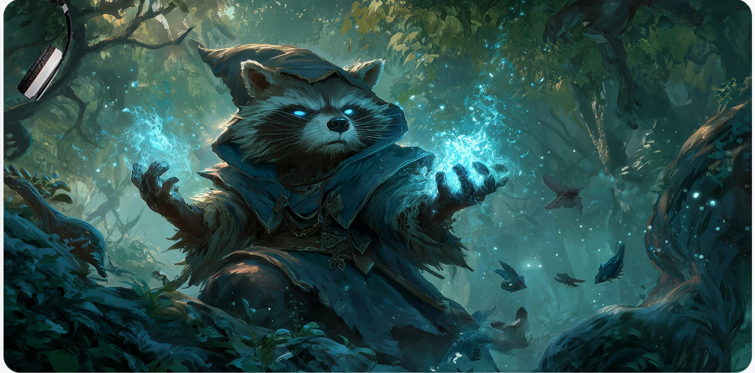 Raccoon the Forest Remembers