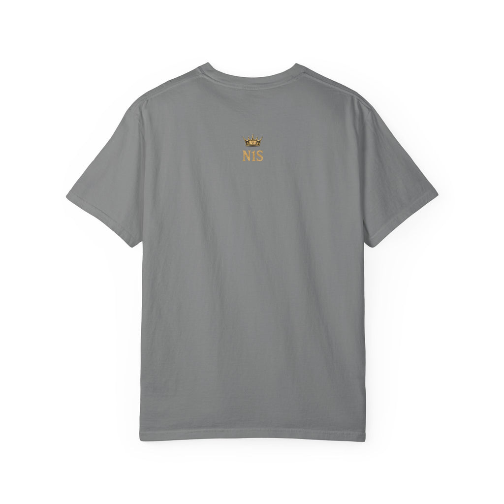 NumberOne Stunna fist graphic T-shirt | vintage gold crest tee